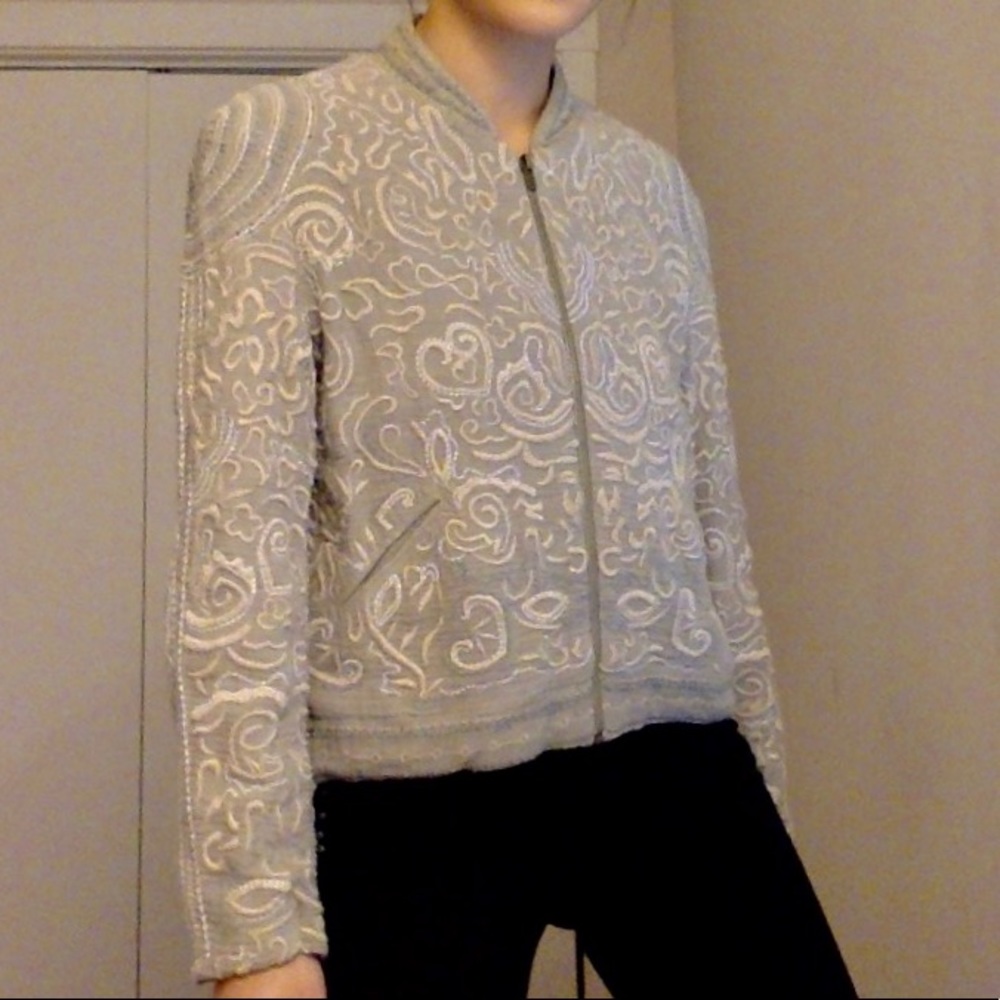 Intricate embroidery jacket